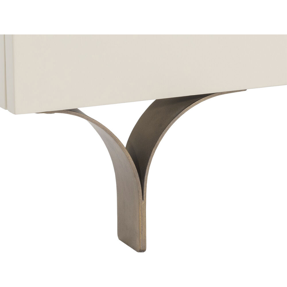 Celine 20.5 X 19.75 inch Cream Night Stand, Small